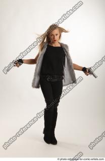 Nikol Action Standing Pose With Guns